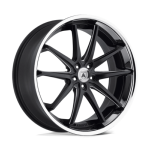 Asanti ABL-5 ALTAIR - MATTE BLACK MILLED SS LIP