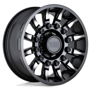 Black Rhino MISSION - MATTE BLACK W/ MACHINED TINTED SPOKES